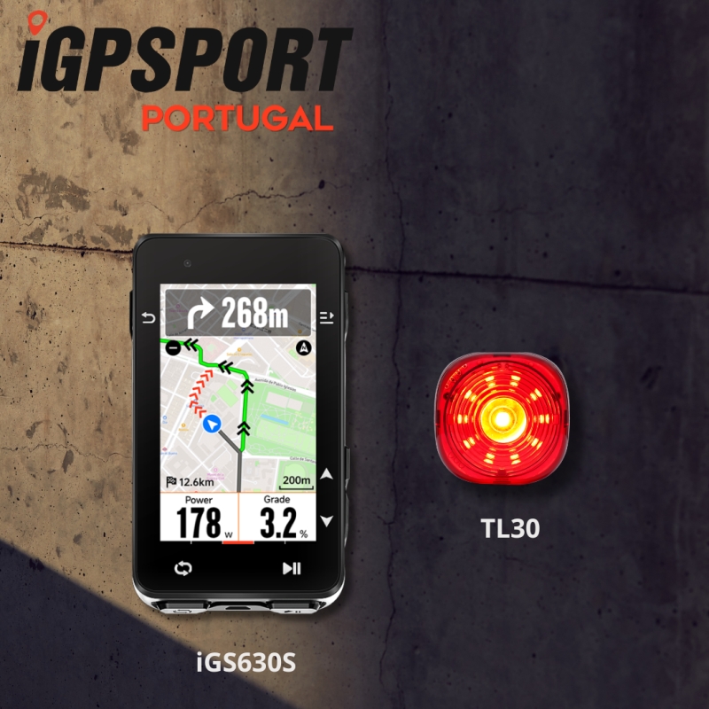 Novidades iGPSPORT: Ciclocomputador iGS630S e Luz Traseira Inteligente TL30