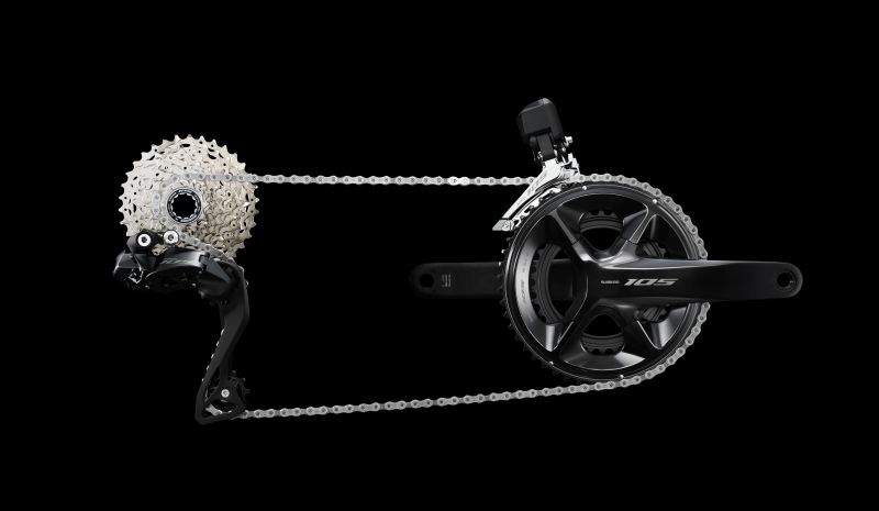 Novo Shimano 105 Di2 de 12 velocidades